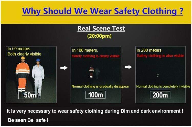 Black Safety Reflective Vest FIFO Work security safety  BushLine