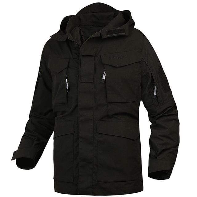 Black Snake M65 Military Field Jacket Outdoor Clothing BushLine BLACK S