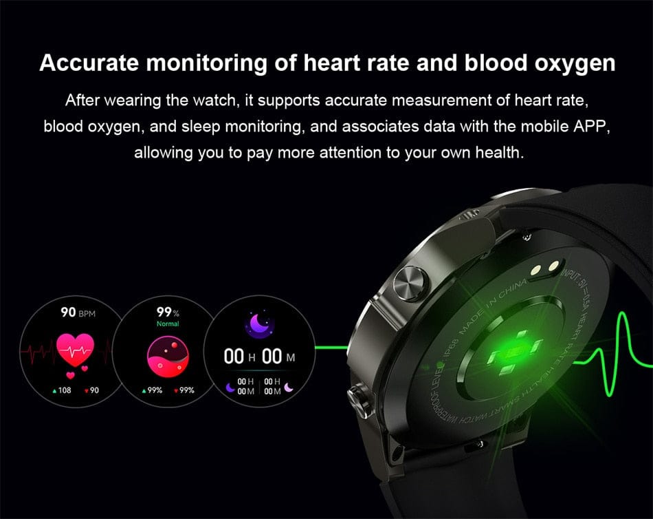 Bluetooth Smart Tracker Smartwatch 30mtr Depth Watchs  BushLine