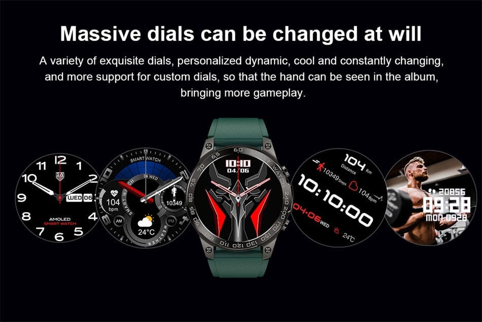 Bluetooth Smart Tracker Smartwatch 30mtr Depth Watchs  BushLine