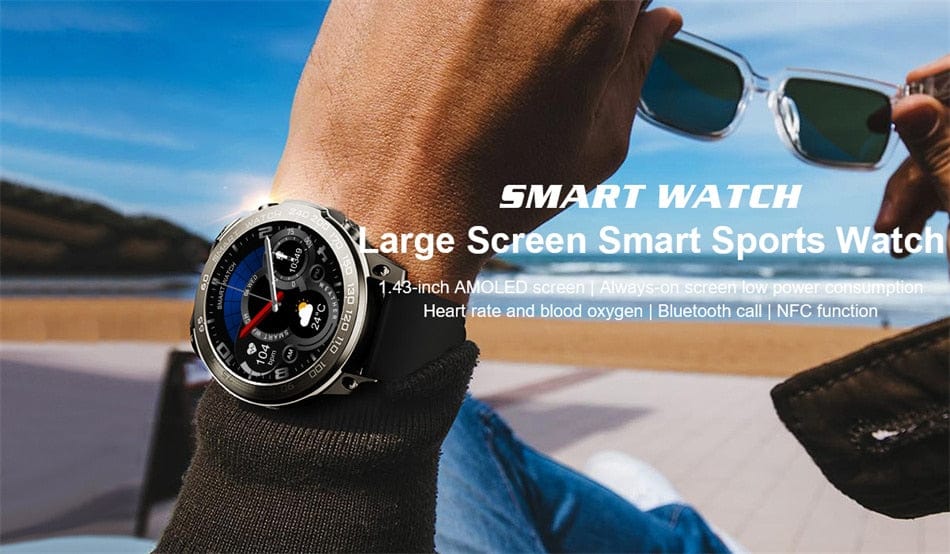 Bluetooth Smart Tracker Smartwatch 30mtr Depth Watchs  BushLine