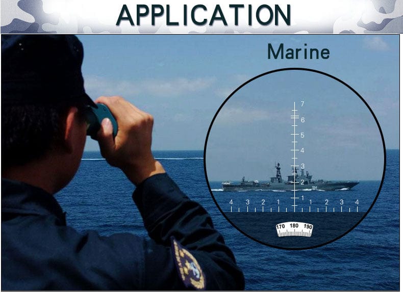 Boshile 10x50 Digital Compass Range Finder Binoculars Binoculars  