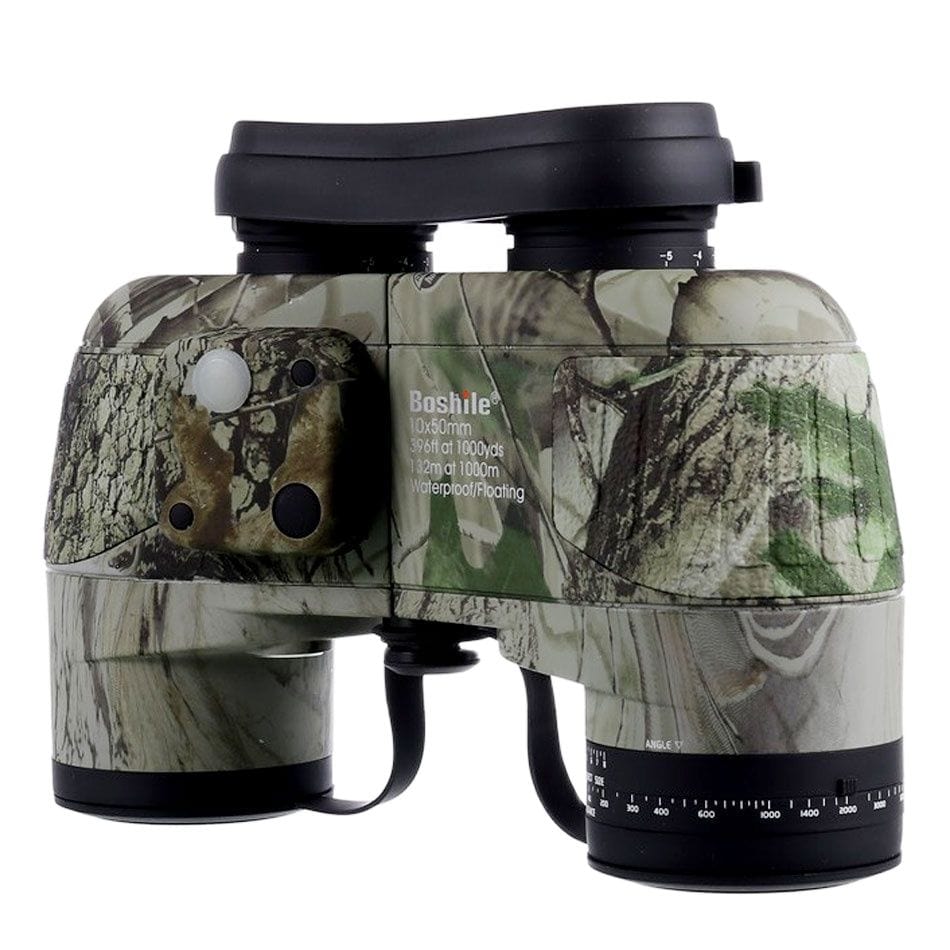 Boshile 10x50 Marine Binoculars Compass & Rangefinder Binoculars  