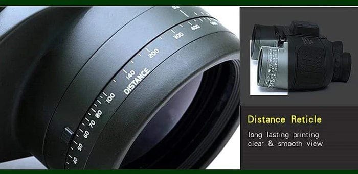 Boshile 10x50 Marine Binoculars Compass & Rangefinder Binoculars  