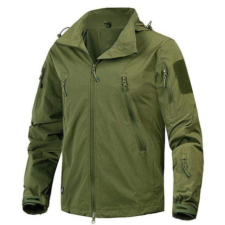 Breathable Light Windbreaker Jacket Outdoor Clothing BushLine Army green S
