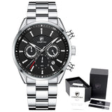 CHEETAH 1613G Casual Sport Chronograph Watch Quartz Watchs BushLine S B With Box