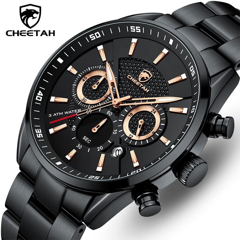 CHEETAH 1613G Casual Sport Chronograph Watch Quartz Watchs  BushLine
