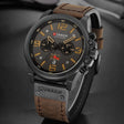 CURREN 8314 Waterproof Sport Watch Genuine Leather Watchs  BushLine