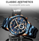 CURREN 8355 Luxury Sports Quartz Waterproof Watchs  BushLine