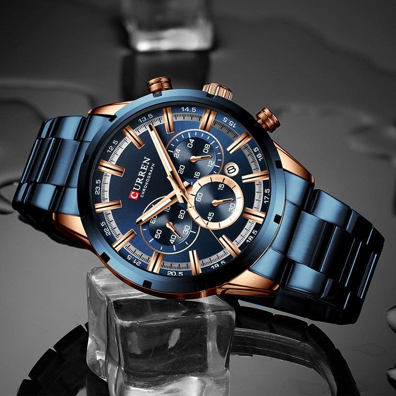 CURREN 8355 Luxury Sports Quartz Waterproof Watchs  BushLine