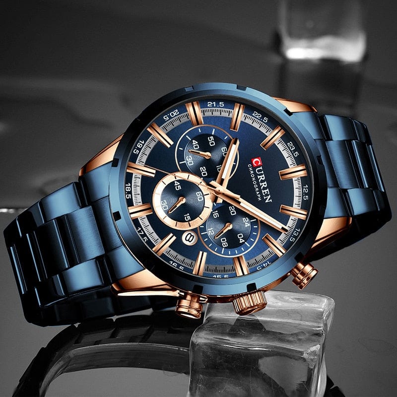 CURREN 8355 Luxury Sports Quartz Waterproof Watchs  BushLine