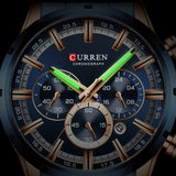 CURREN 8355 Luxury Sports Quartz Waterproof Watchs  BushLine