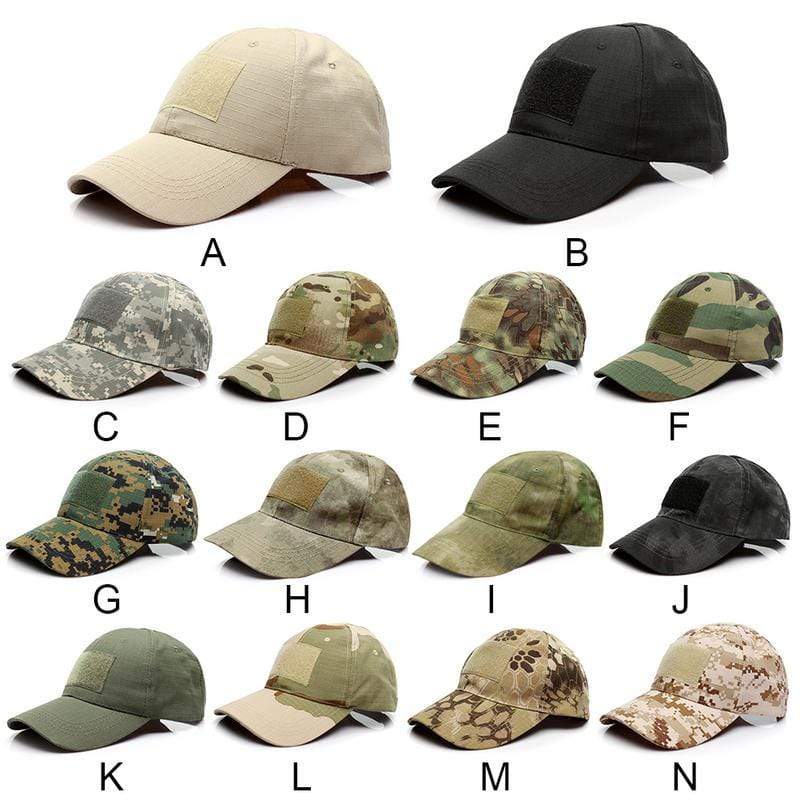 Camo Outdoor Adventure Cap 14 Designs tactical hats  BushLine