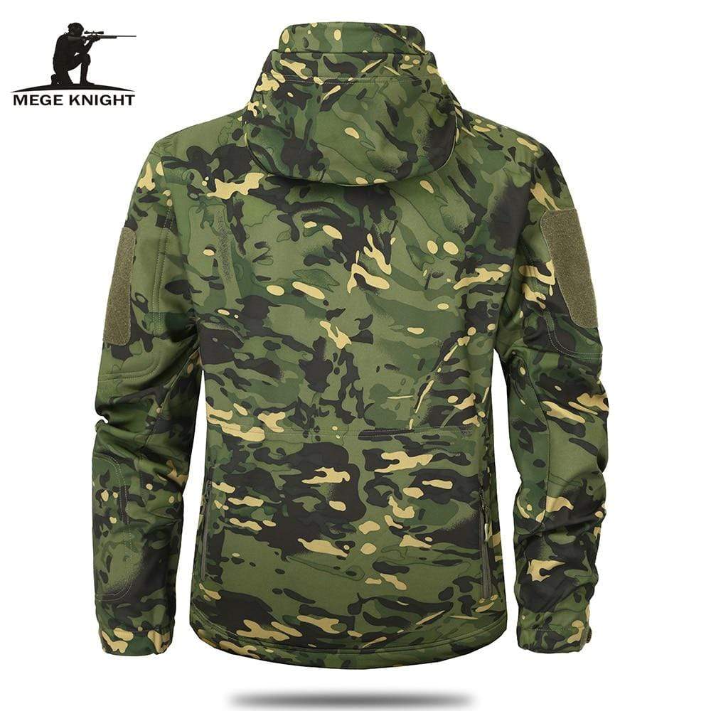 Camouflage Fleece Jacket Windbreaker Outdoor Clothing  