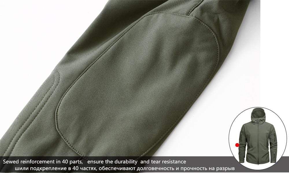Camouflage Fleece Jacket Windbreaker Outdoor Clothing  BushLine