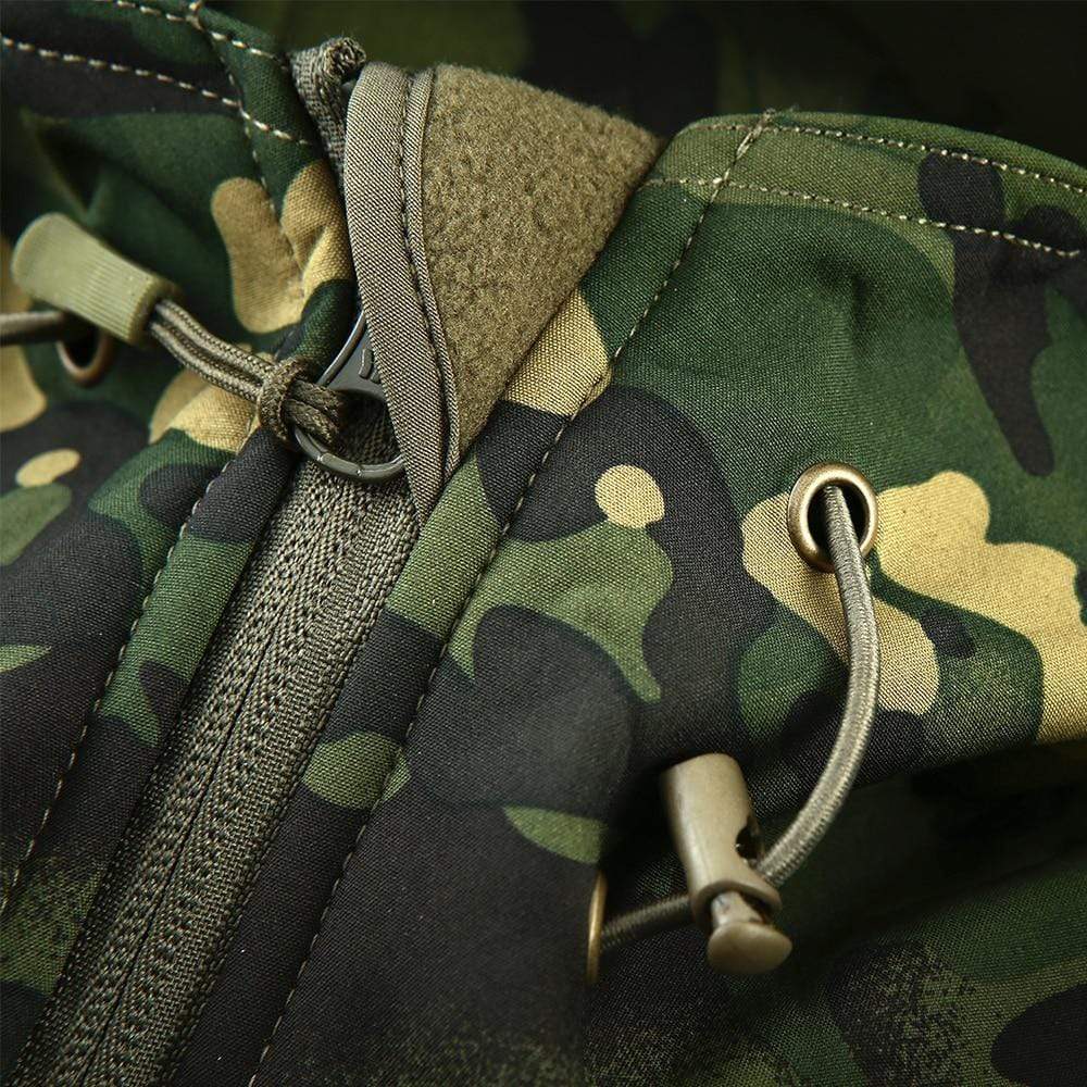 Camouflage Fleece Jacket Windbreaker Outdoor Clothing  BushLine