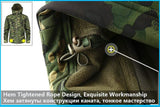 Camouflage Fleece Jacket Windbreaker Outdoor Clothing  BushLine