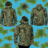 Camouflage Fleece Jacket Windbreaker Outdoor Clothing  BushLine
