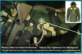 Camouflage Fleece Jacket Windbreaker Outdoor Clothing  BushLine