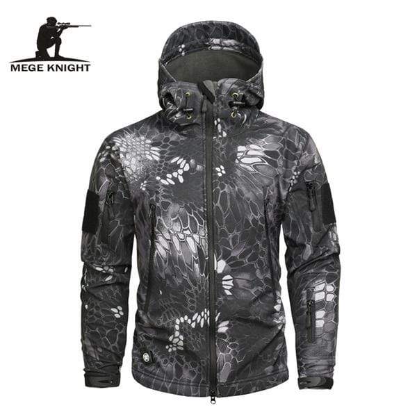 Camouflage Fleece Jacket Windbreaker Outdoor Clothing  BushLine