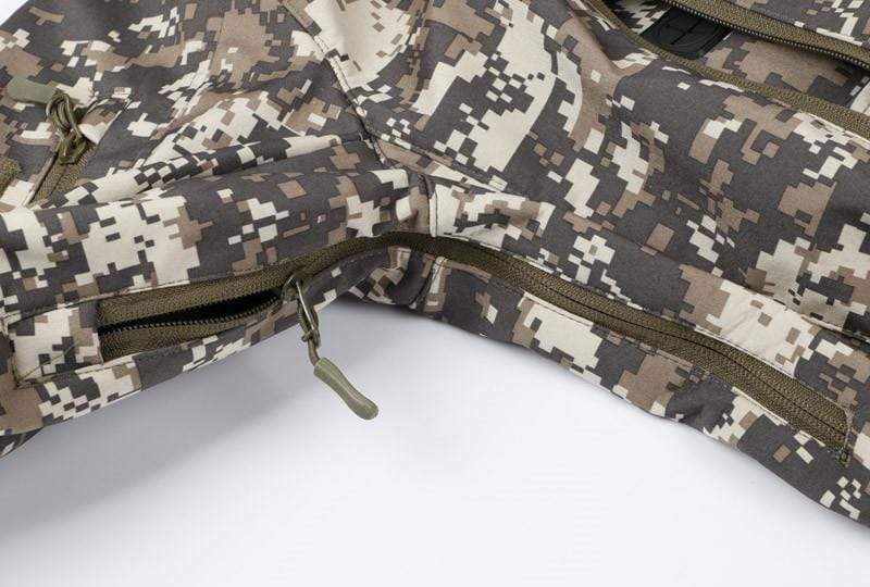 Camouflage Hooded Fleece + Pants Combo jackets  