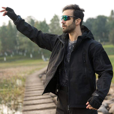 Camouflage Hooded Fleece + Pants Combo jackets  