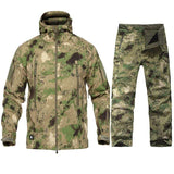 Camouflage Hooded Fleece + Pants Combo jackets  