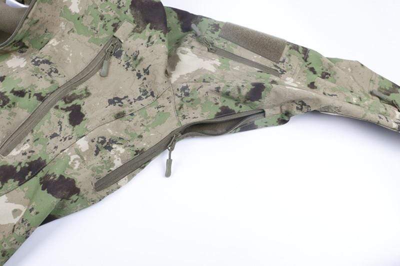 Camouflage Hooded Fleece + Pants Combo jackets  BushLine