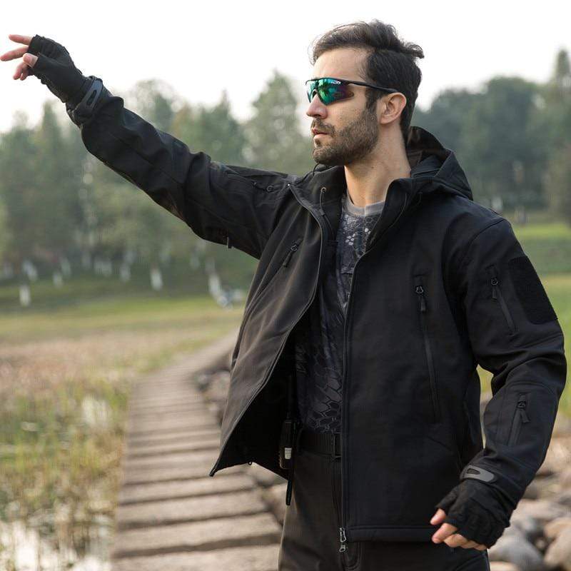 Camouflage Hooded Fleece + Pants Combo jackets  BushLine