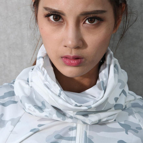 Camouflage Neck &  Face Sun Germ Shield Outdoor Clothing  