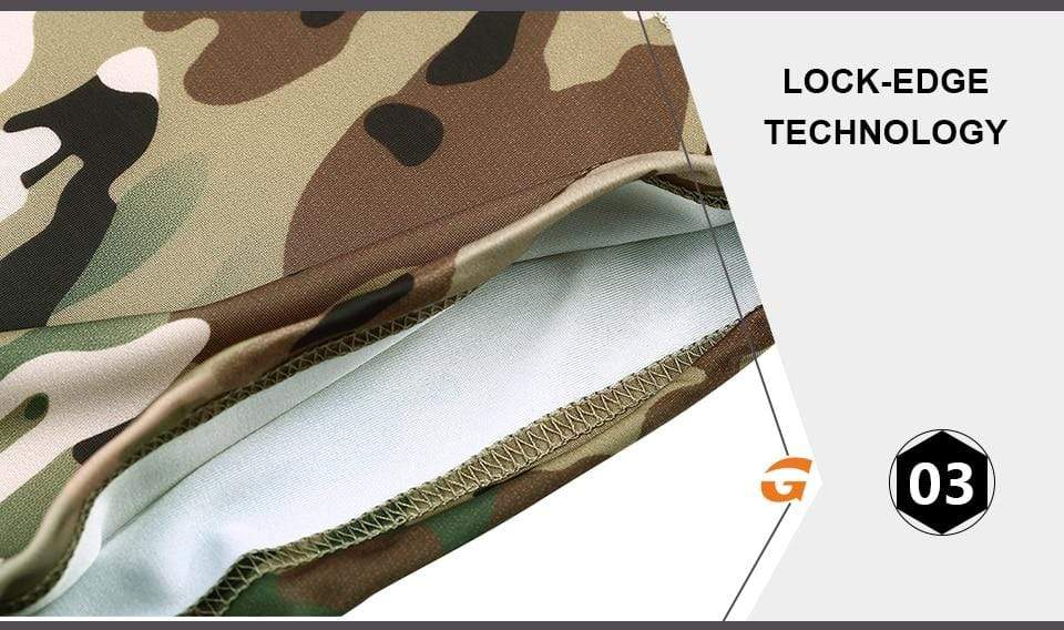 Camouflage Neck &  Face Sun Germ Shield Outdoor Clothing  BushLine