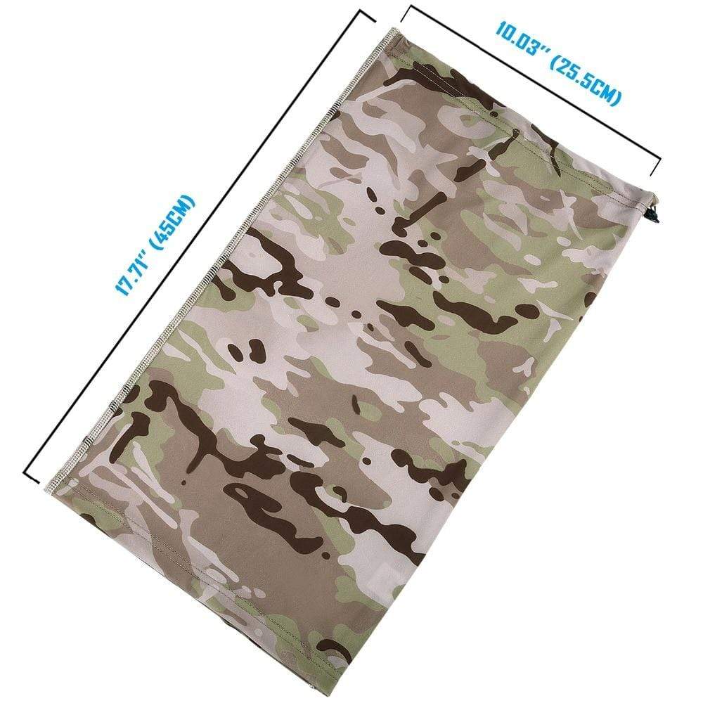Camouflage Neck &  Face Sun Germ Shield Outdoor Clothing  BushLine