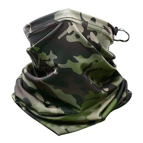 Camouflage Neck & Face Sun Germ Shield Outdoor Clothing BushLine Jungle