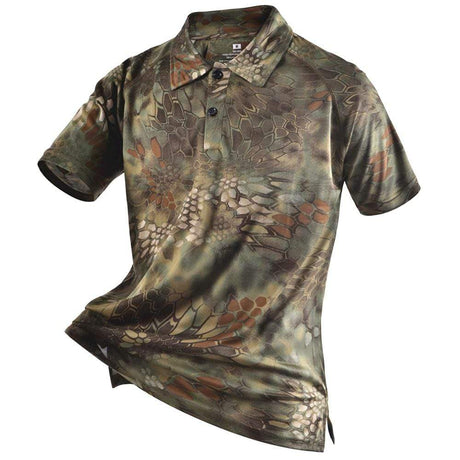Camouflage Polo Shirt 'Fast Dry' tacticle clothing  BushLine