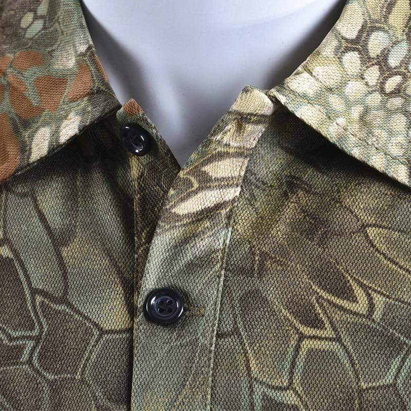 Camouflage Polo Shirt 'Fast Dry' tacticle clothing  BushLine