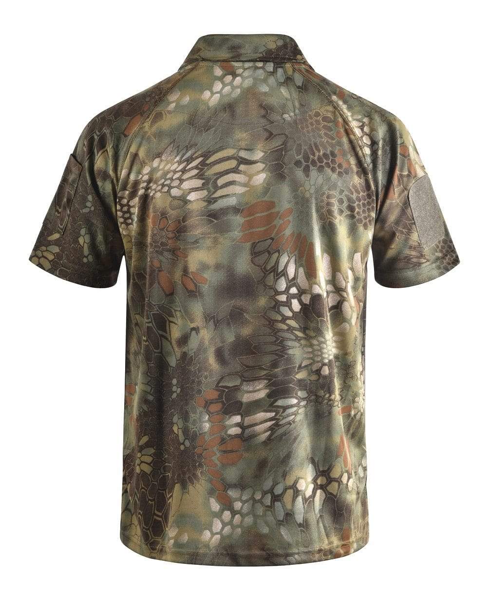 Camouflage Polo Shirt 'Fast Dry' tacticle clothing  BushLine