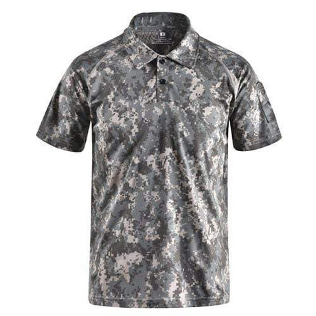 Camouflage Polo Shirt 'Fast Dry' tacticle clothing BushLine ACU M