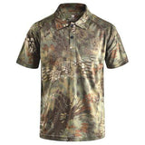 Camouflage Polo Shirt 'Fast Dry' tacticle clothing BushLine MAD M