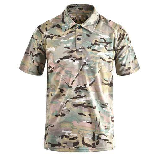 Camouflage Polo Shirt 'Fast Dry' tacticle clothing BushLine CP M