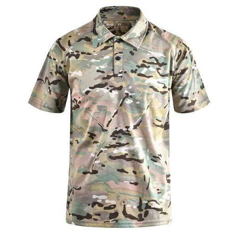 Camouflage Polo Shirt 'Fast Dry' tacticle clothing BushLine CP M