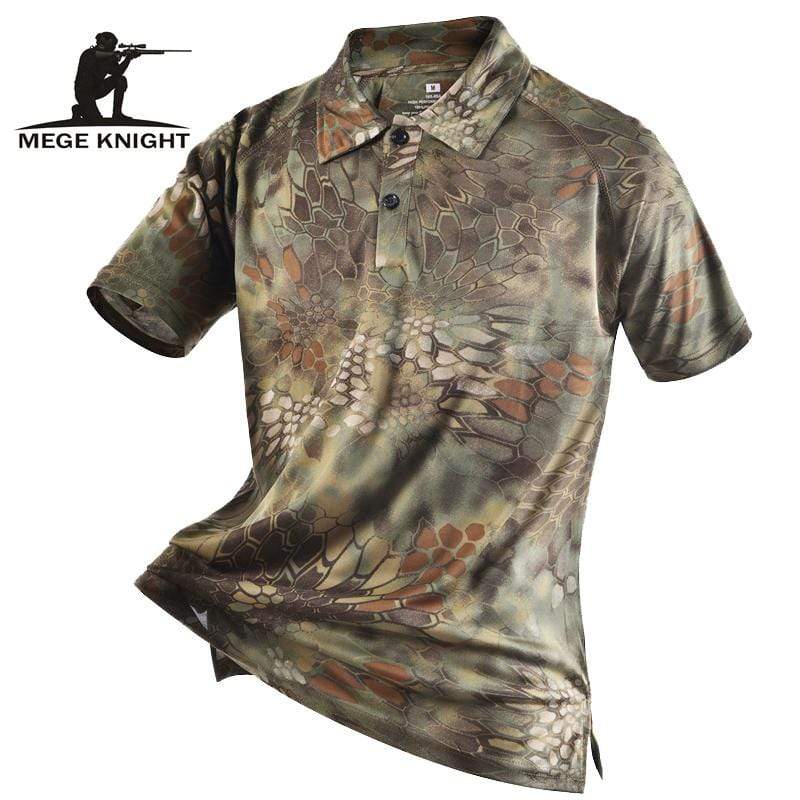 Camouflage Polo Shirt 'Fast Dry' tacticle clothing  BushLine