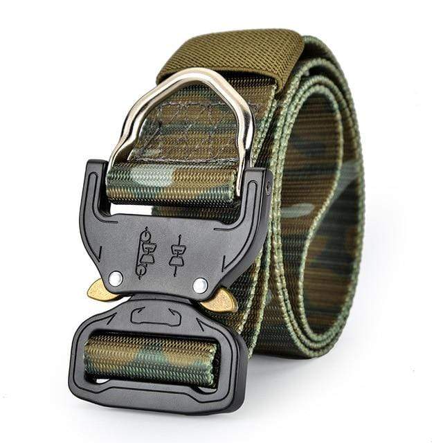 Canvas Belt Metal Quick Lock Buckle tacticle clothing  