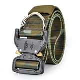 Canvas Belt Metal Quick Lock Buckle tacticle clothing  