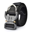 Canvas Belt Metal Quick Lock Buckle Outdoor Clothing  