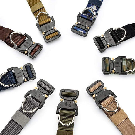 Canvas Belt Metal Quick Lock Buckle tacticle clothing  BushLine
