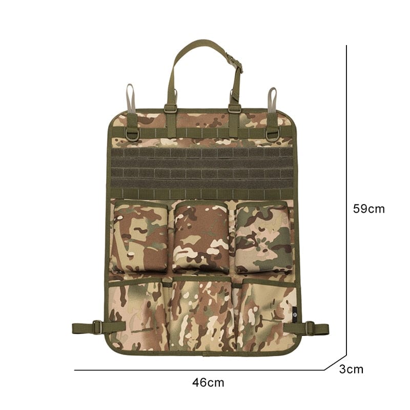 Car Organiser Seat Back Storage Bag Multifunction Camo BackPacks  BushLine