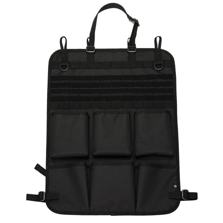 Car Organiser Seat Back Storage Bag Multifunction Camo BackPacks BushLine Black