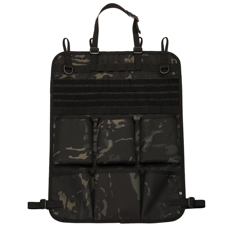 Car Organiser Seat Back Storage Bag Multifunction Camo BackPacks BushLine Black Camo