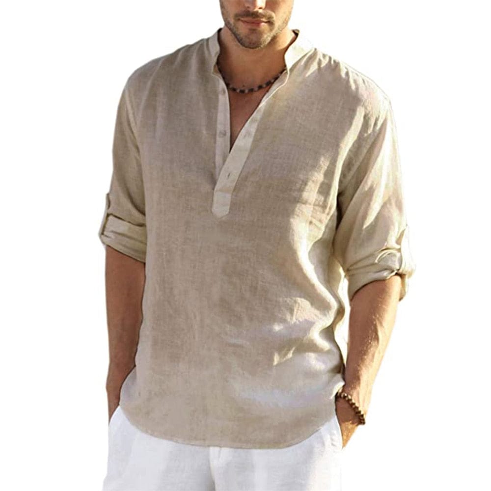Casual Cool Cotton Bali Shirt Outdoor Shirts & Tops BushLine Khaki US S 50-60 KG
