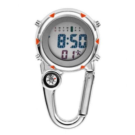 Clip On Carabiner Digital Sports Watches Quartz Optics BushLine